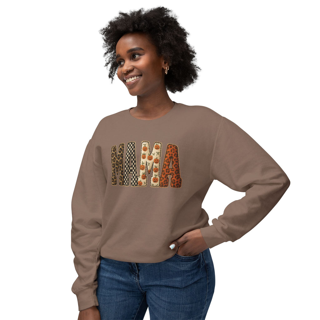 Mama Crewneck Sweatshirt - Stylish Gift for Moms, Casual Everyday Wear, Mother's Day, Family Gatherings, Cozy Lounge Wear
