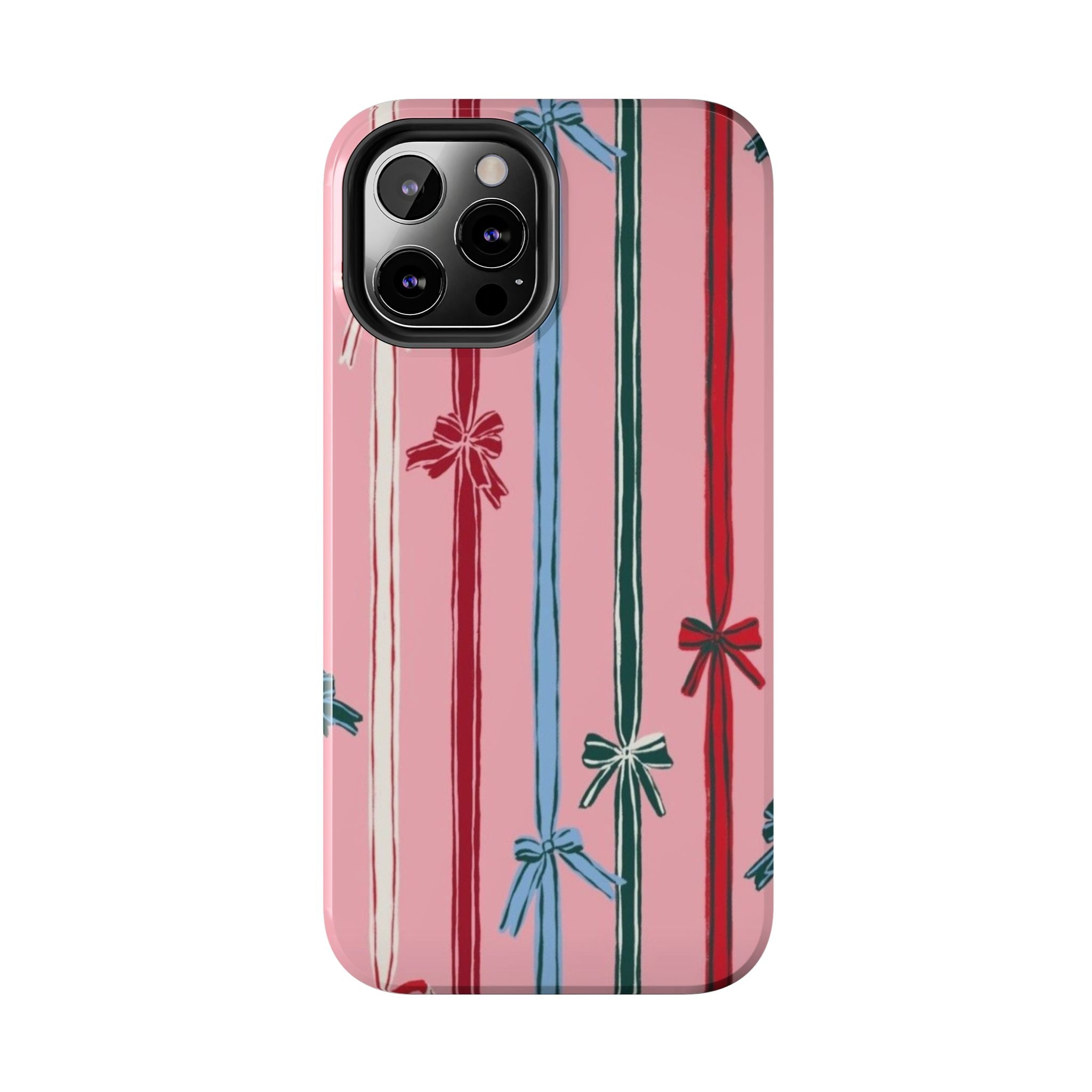 Holiday Bow Pattern Tough Phone Case