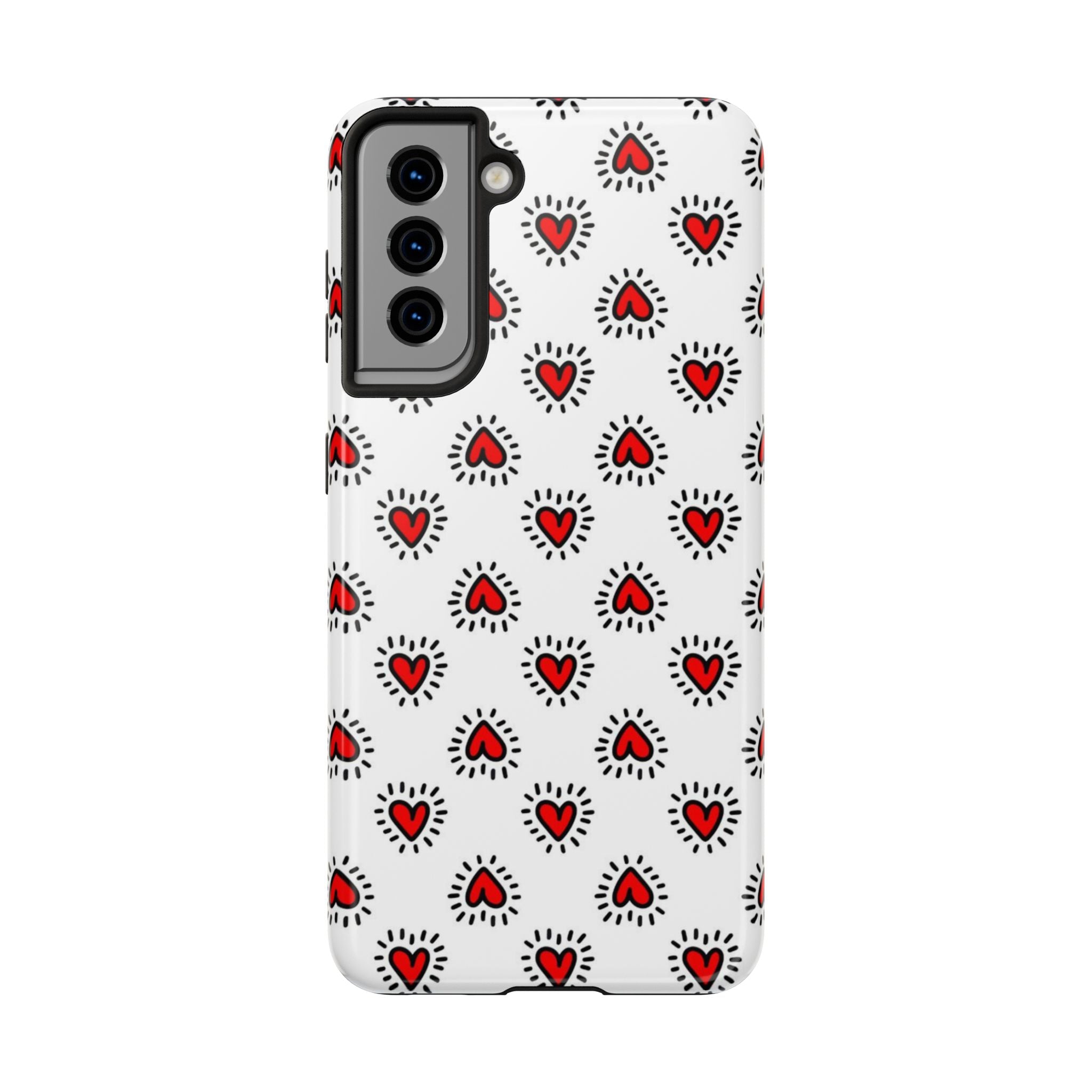 Heart Doodle Tough Phone Case