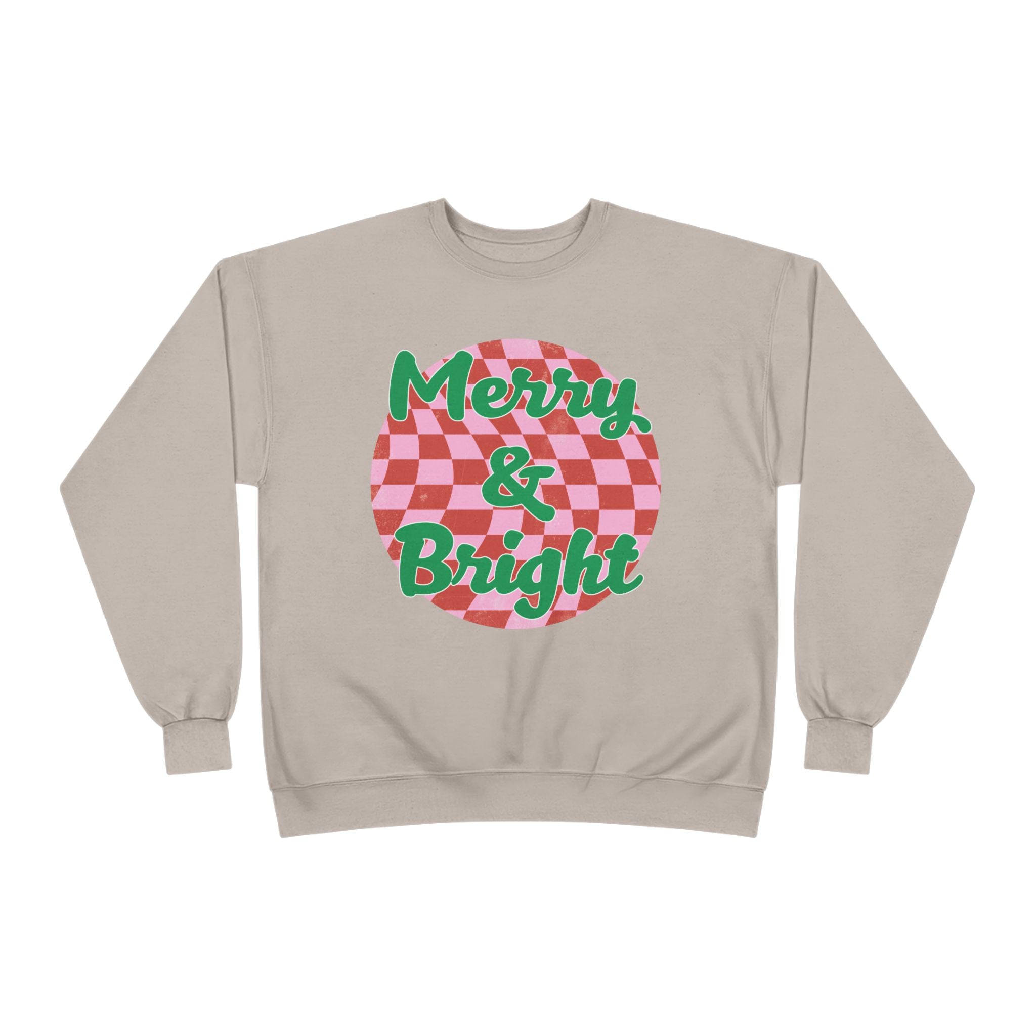 Merry & Bright Eco-Friendly Crewneck Sweatshirt