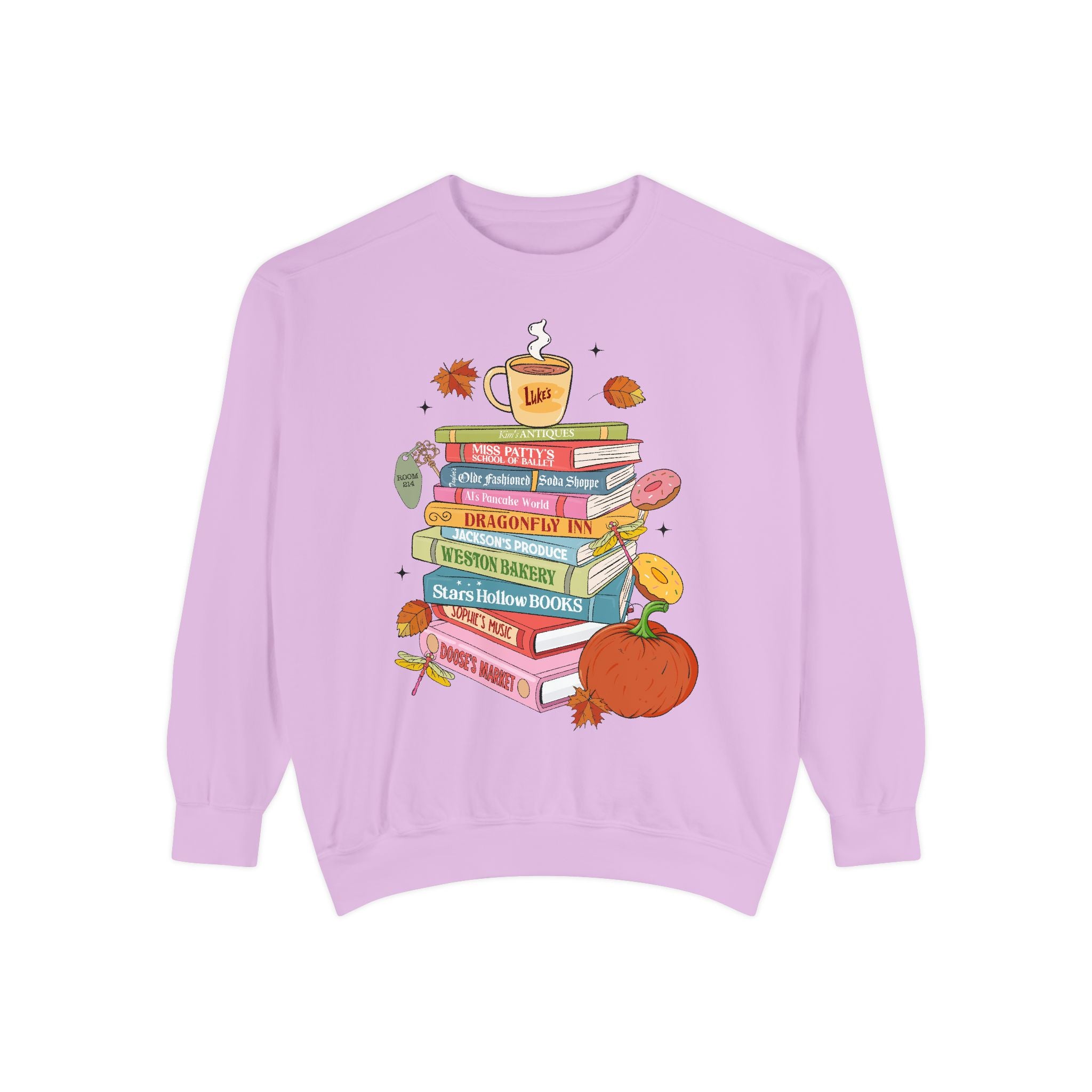 Gilmore Girls Book Girl Garment-Dyed Sweatshirt