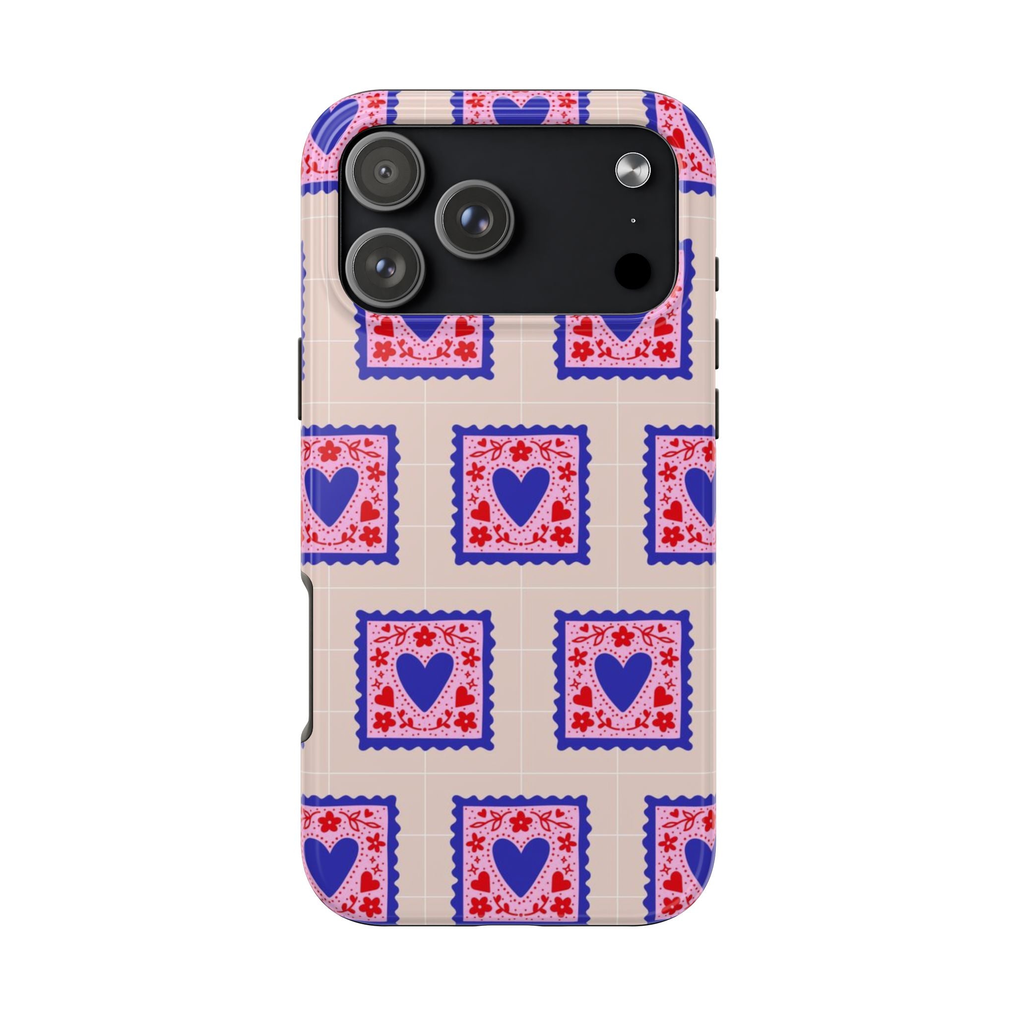 Heart Stamp Tough Phone Case