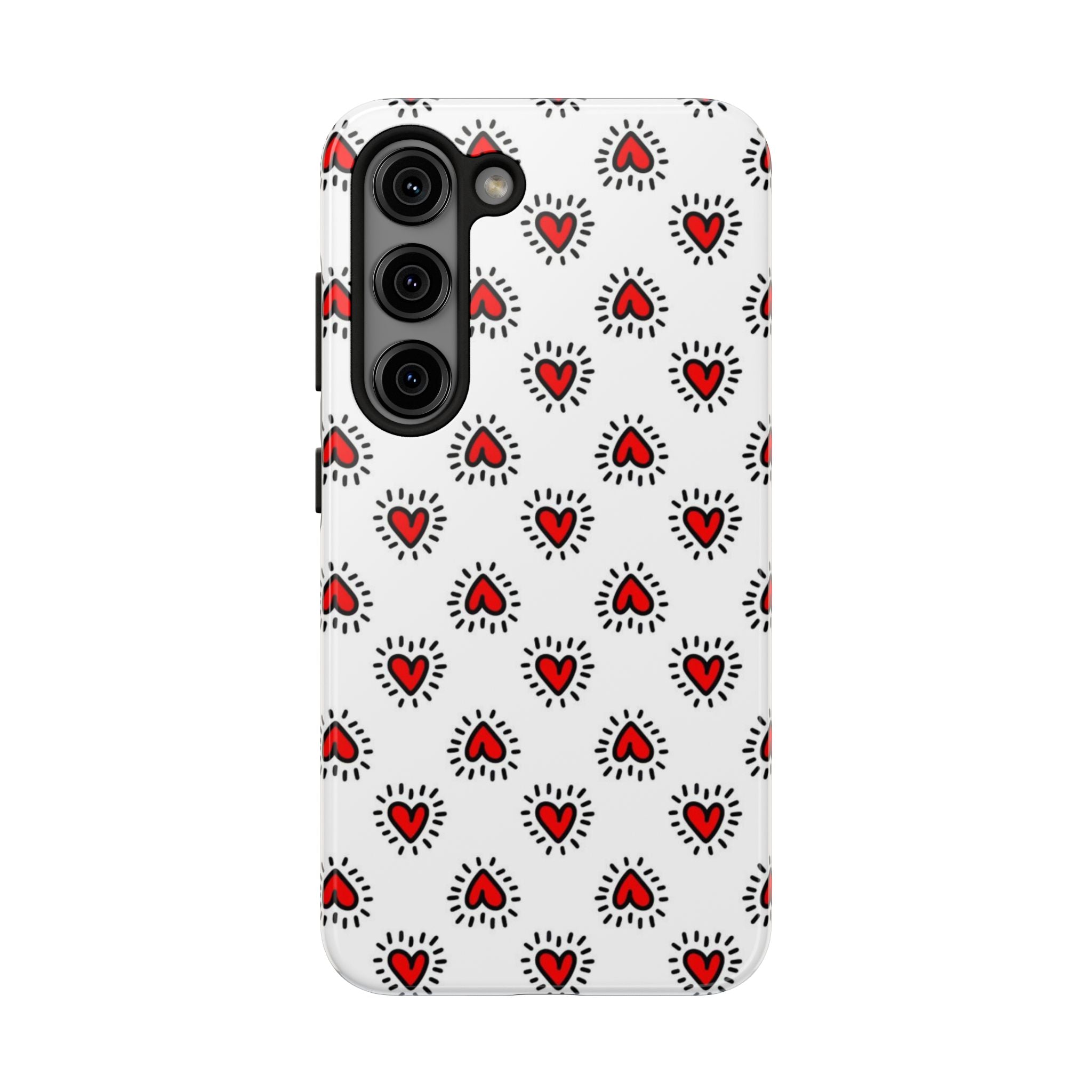 Heart Doodle Tough Phone Case