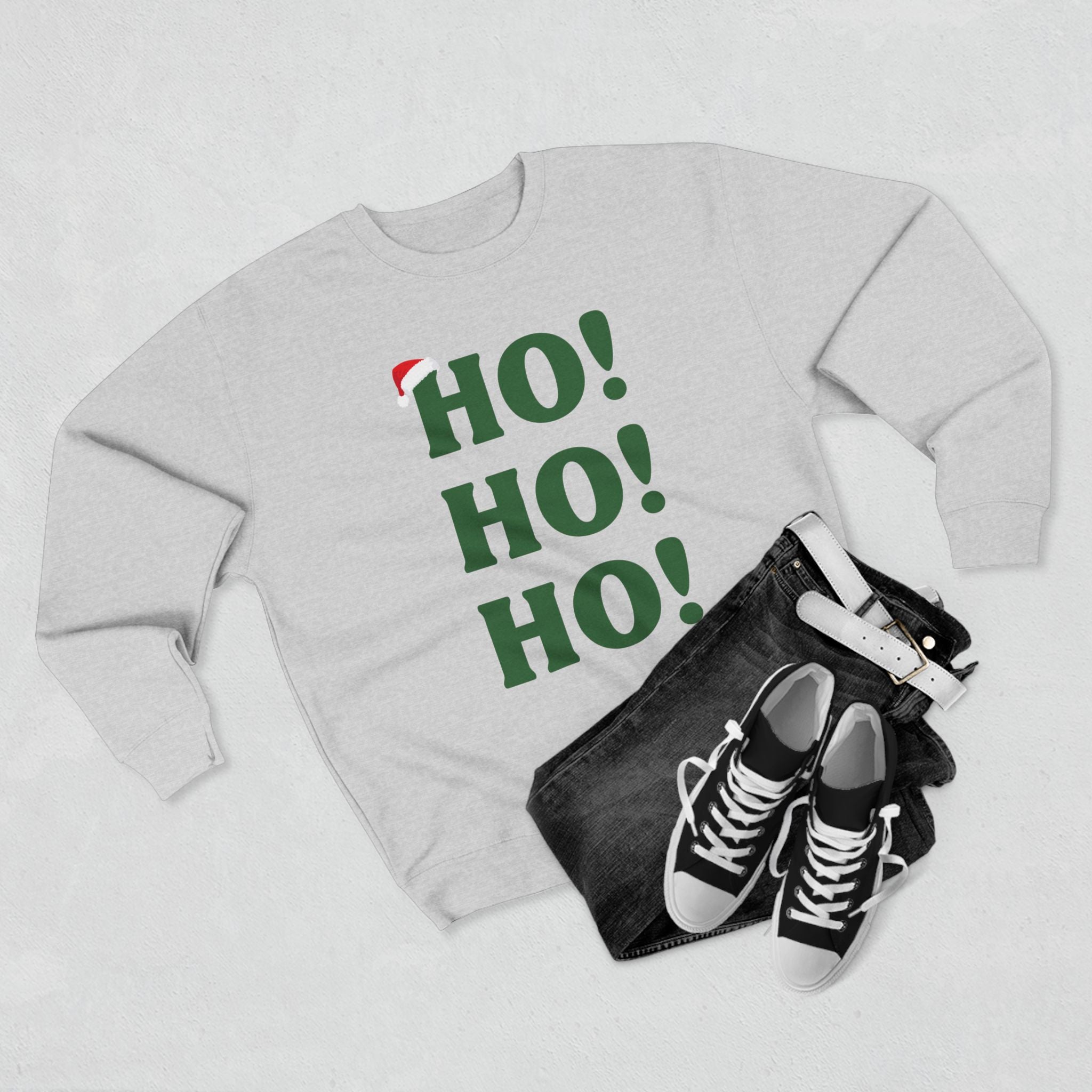 Christmas Cheer Unisex Crewneck Sweatshirt - HO! HO! HO!