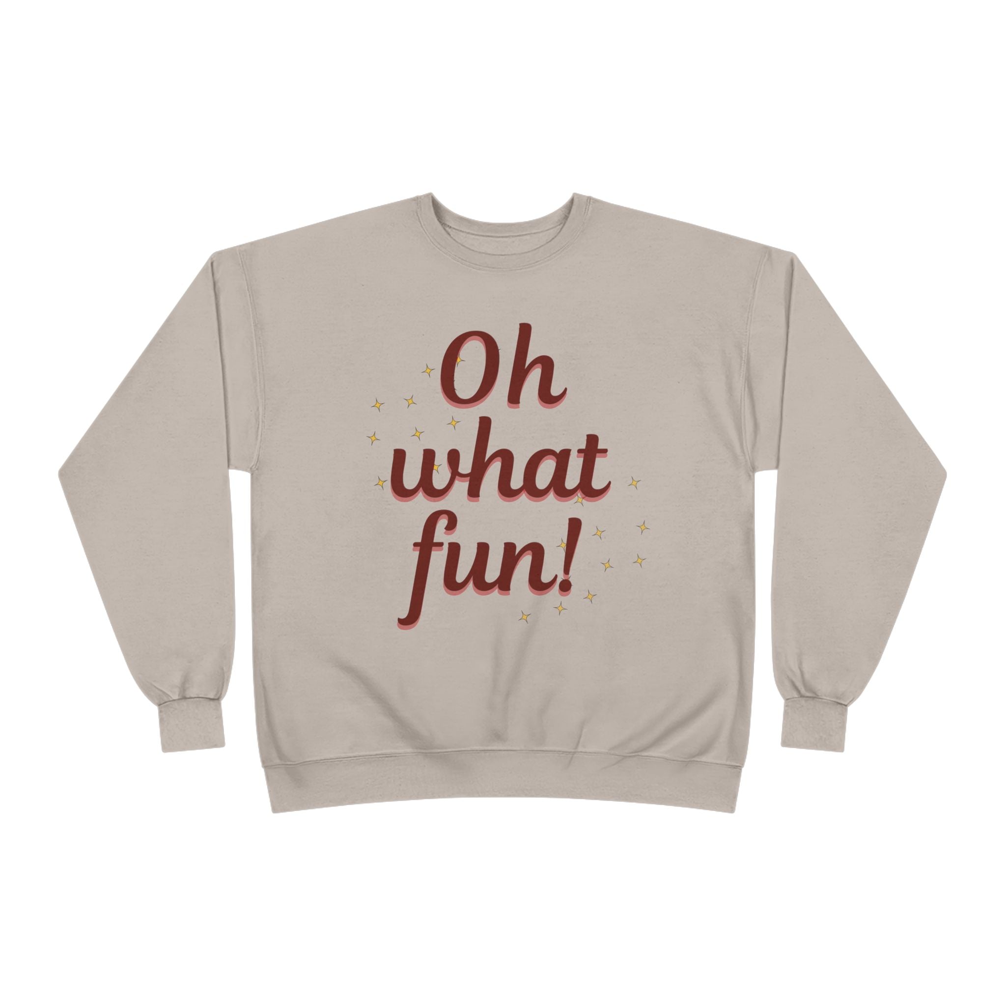 Oh What Fun! Unisex Eco-Friendly Crewneck Sweatshirt