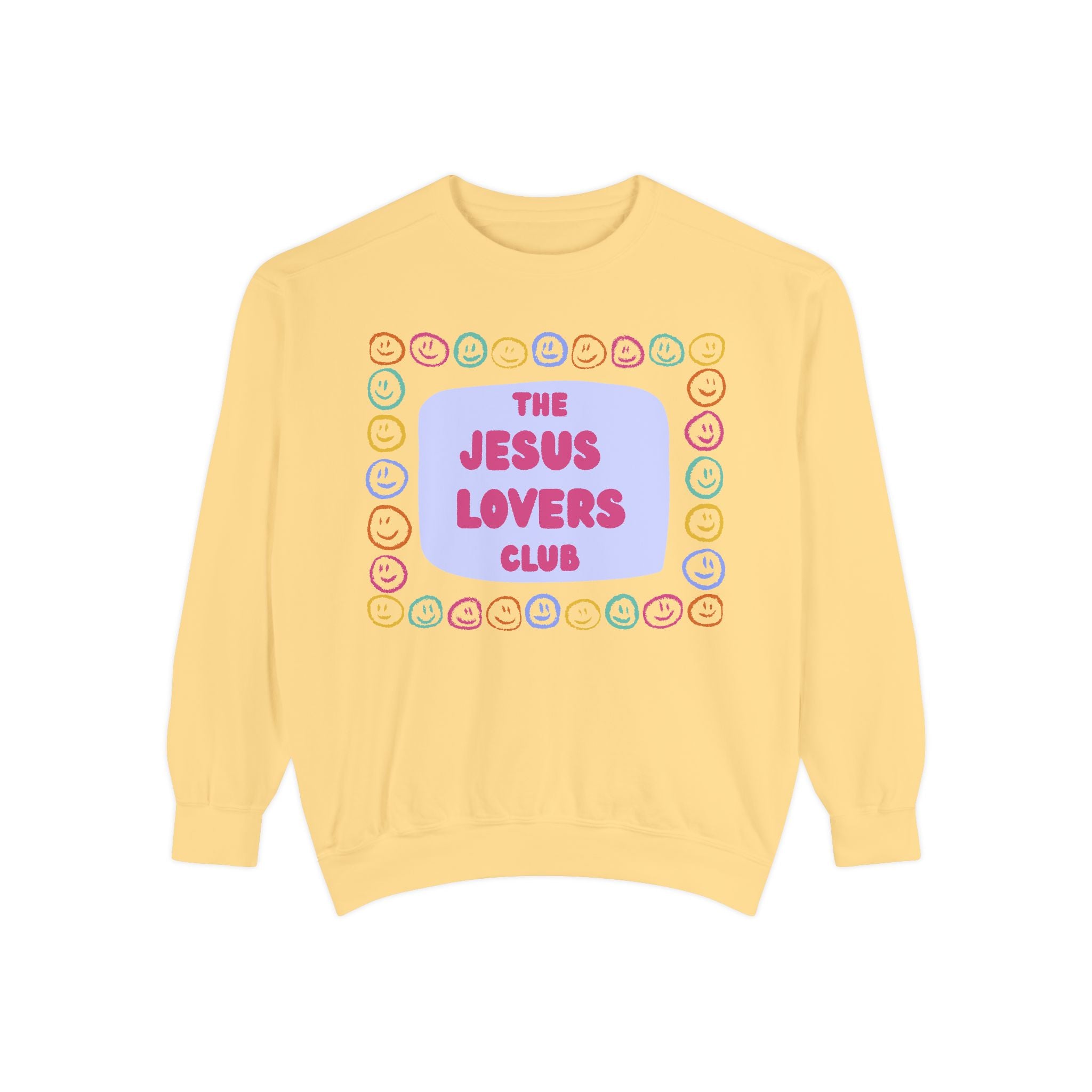 Jesus Lovers Club Garment-Dyed Sweatshirt