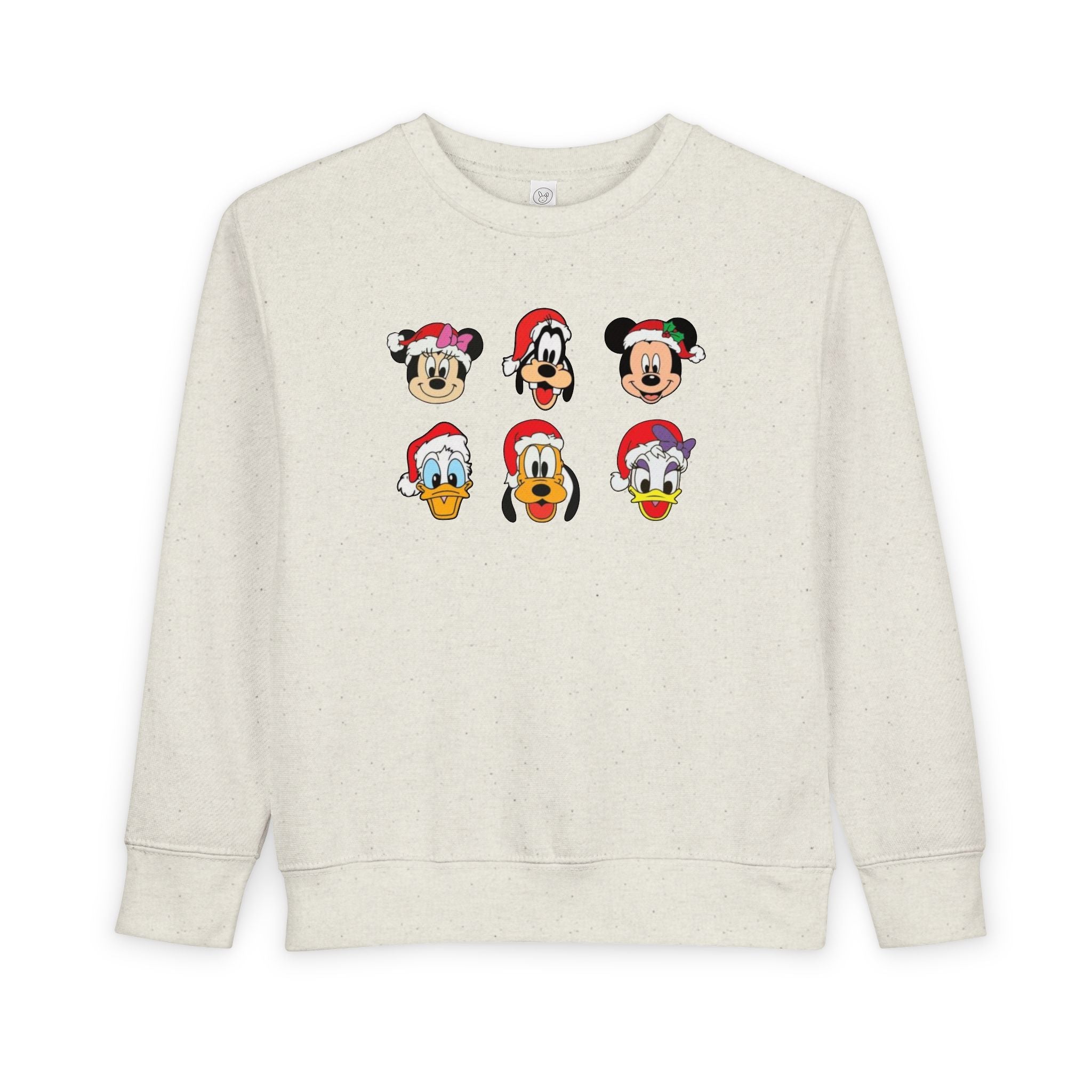 Toddler Sweatshirt - Cute Christmas Cartoon Characters