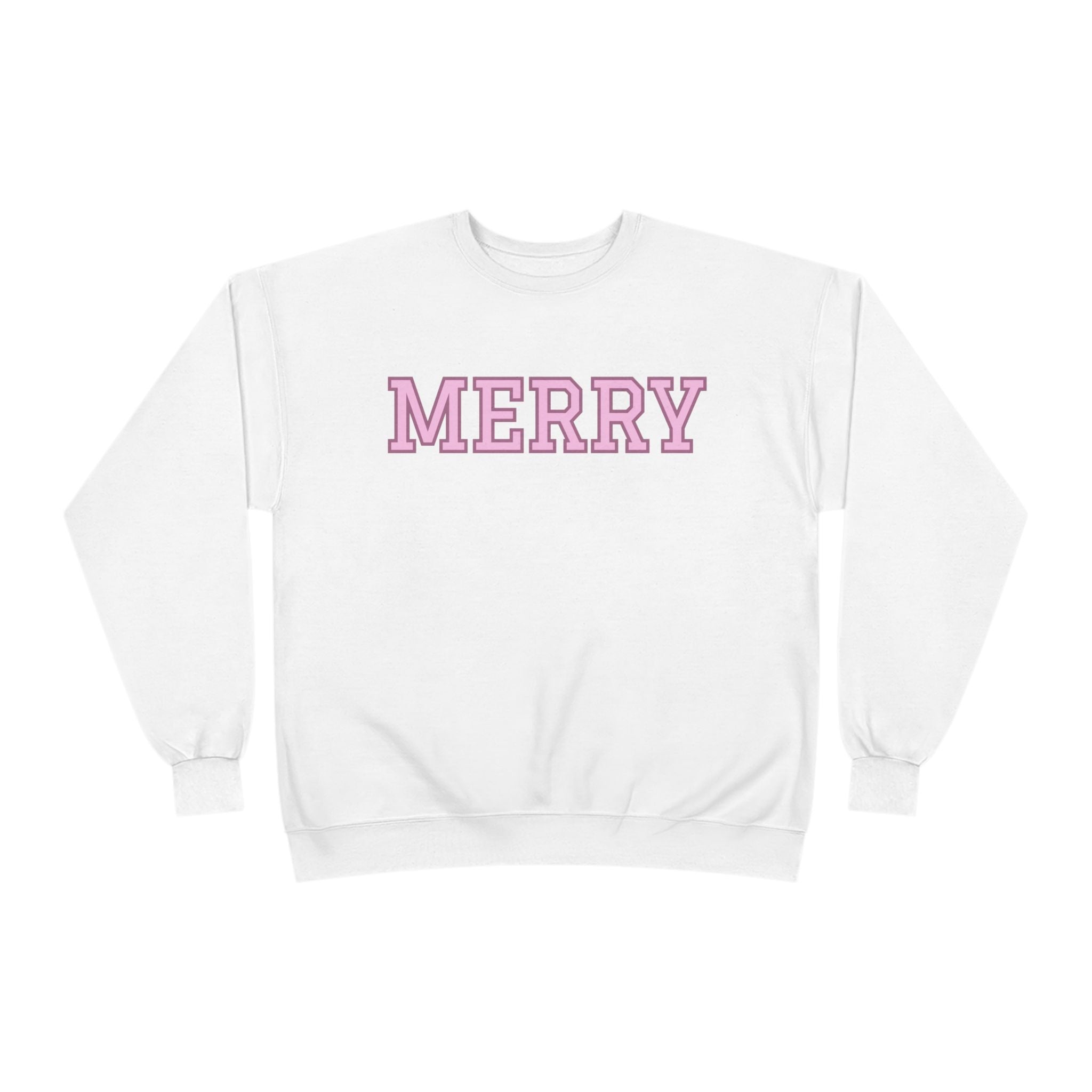 Merry Holiday Eco-Friendly Crewneck Sweatshirt