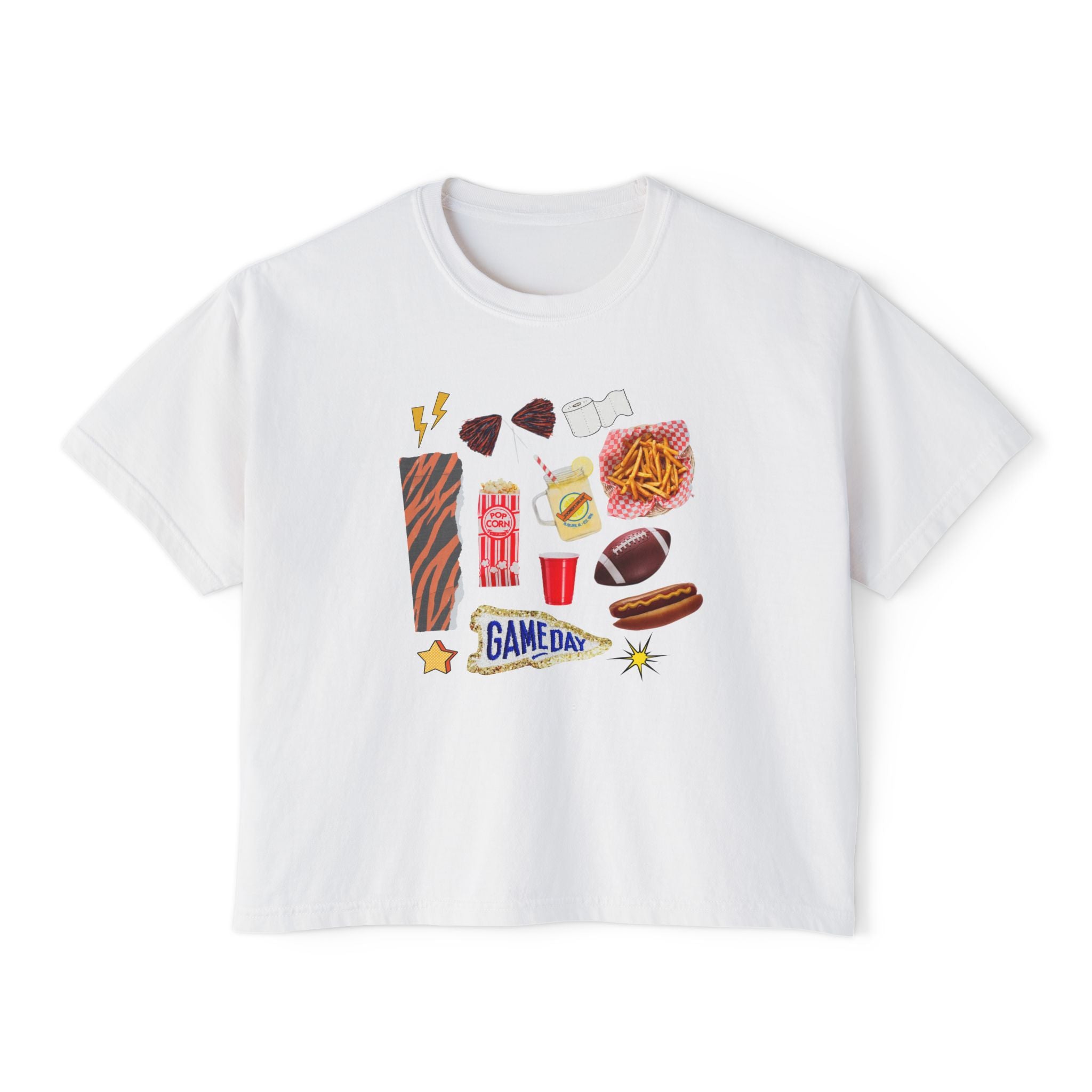 Game Day Charm Women's Boxy Tee