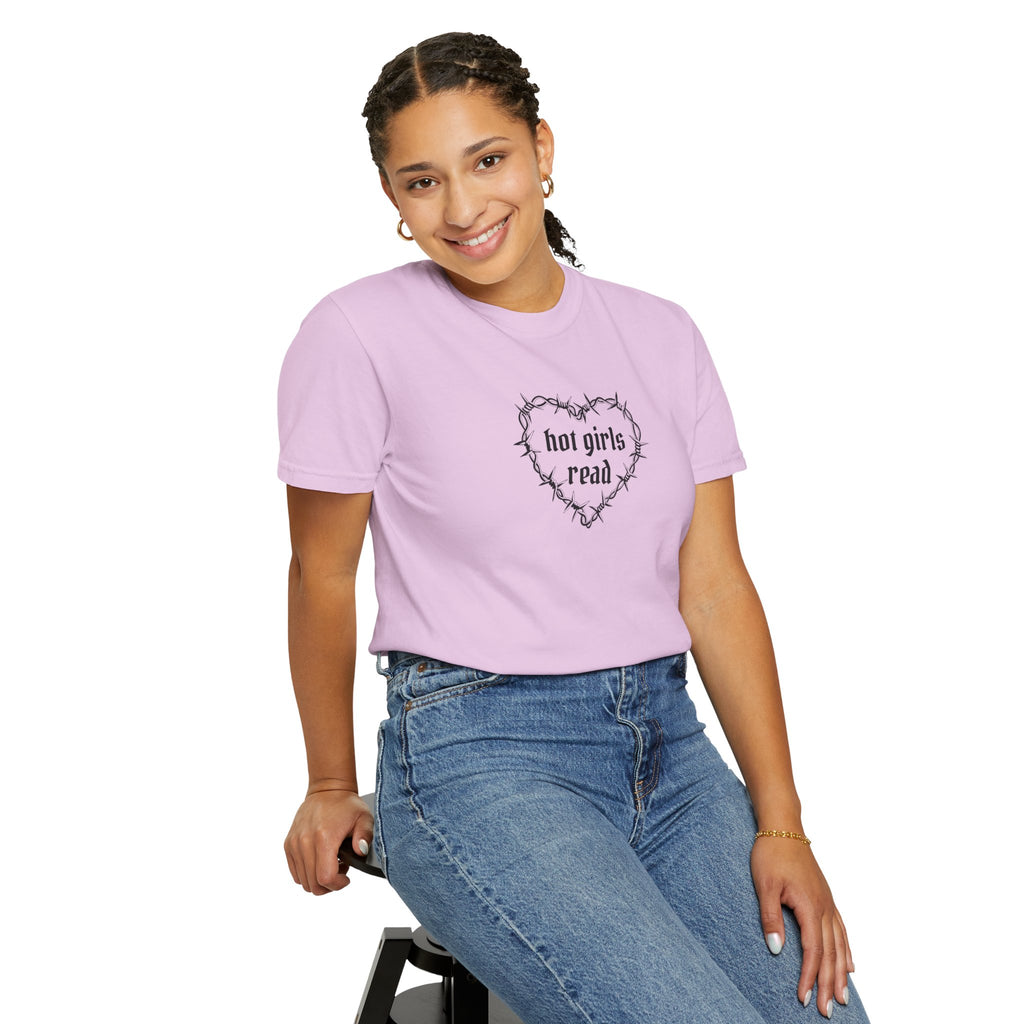 Hot Girls Read Comfort Color Tee