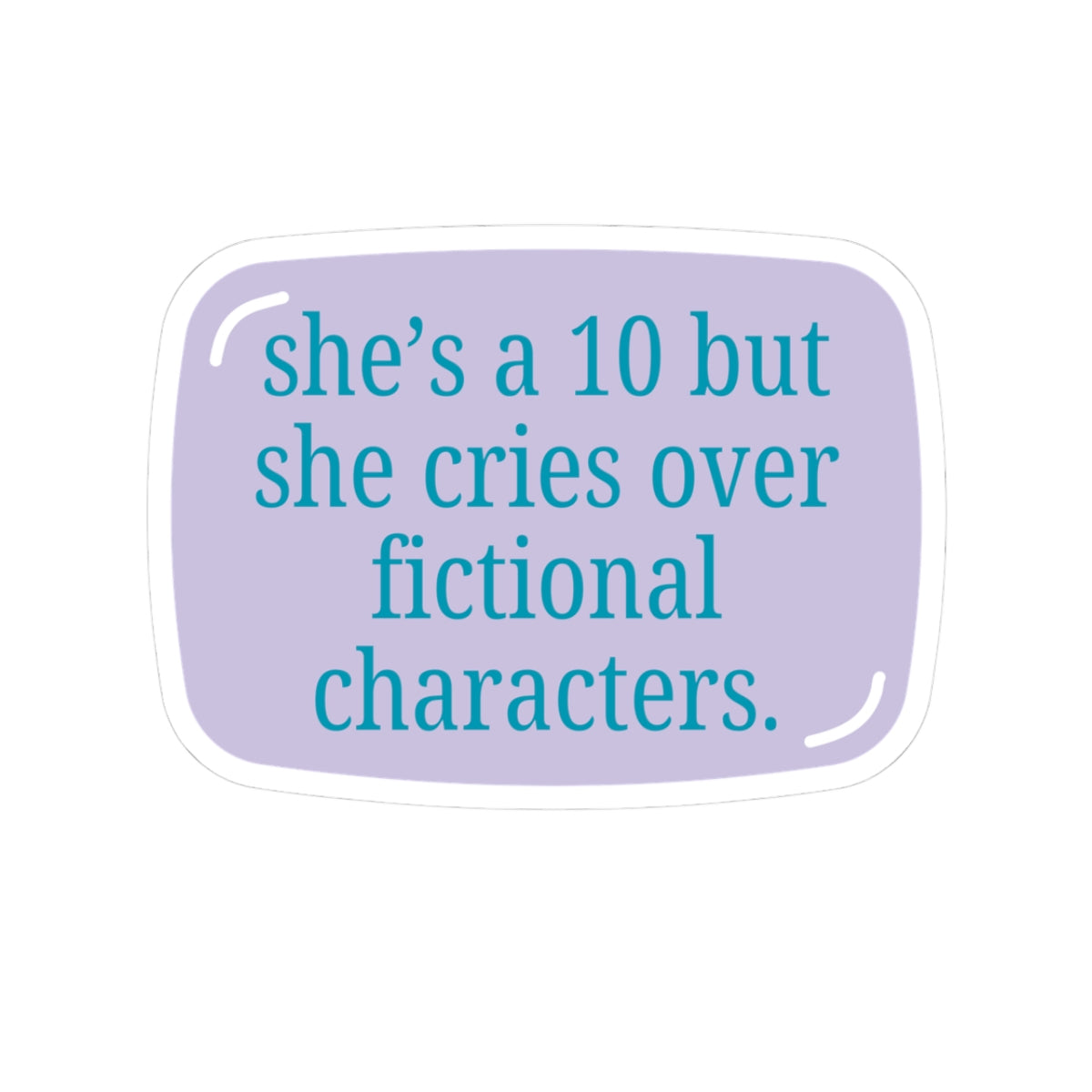 Fictional Kiss-Cut Stickers